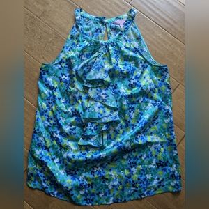 Lilly Pulitzer sleeveless silk blouse